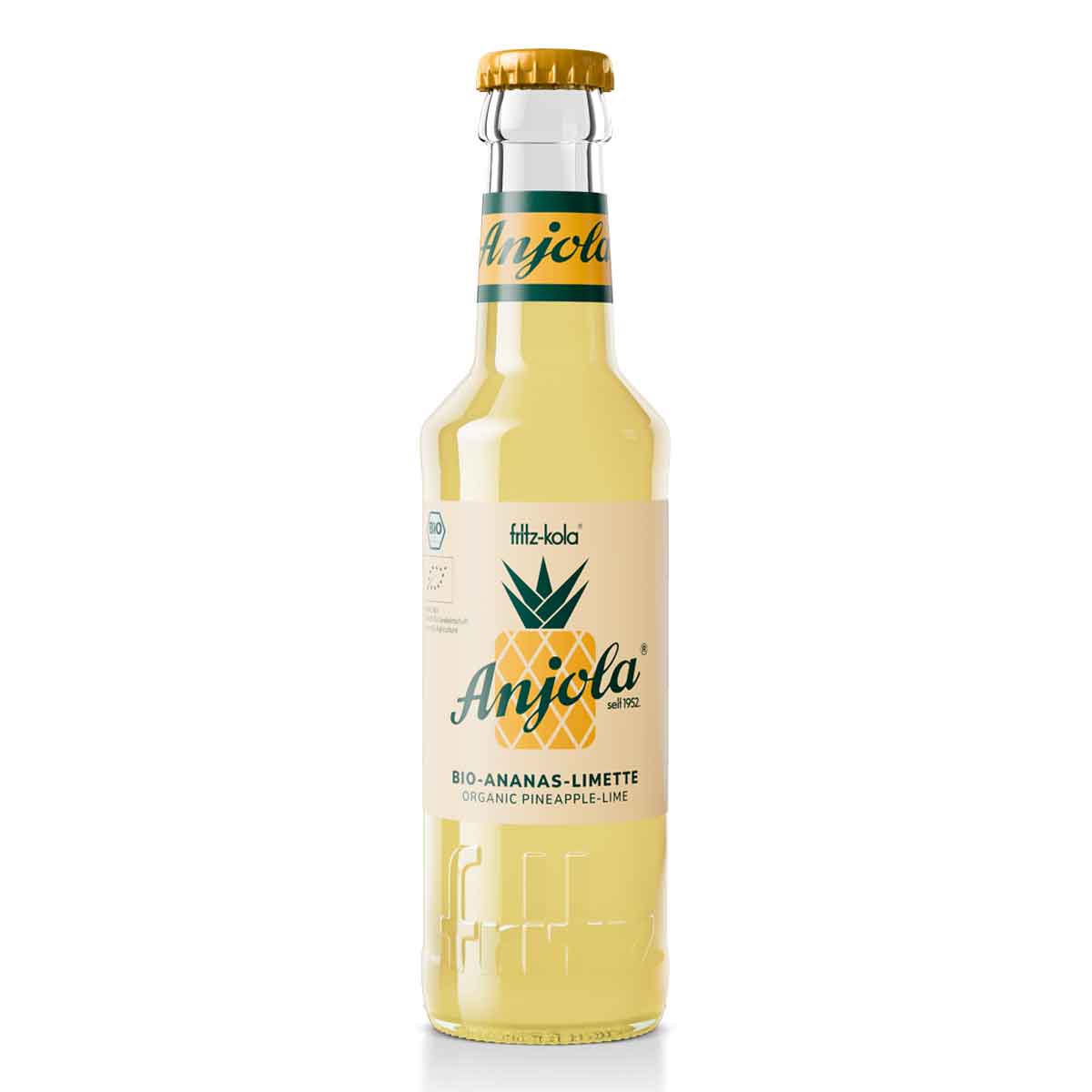 fritz-kola anjola bio-ananas & limetten limonade
