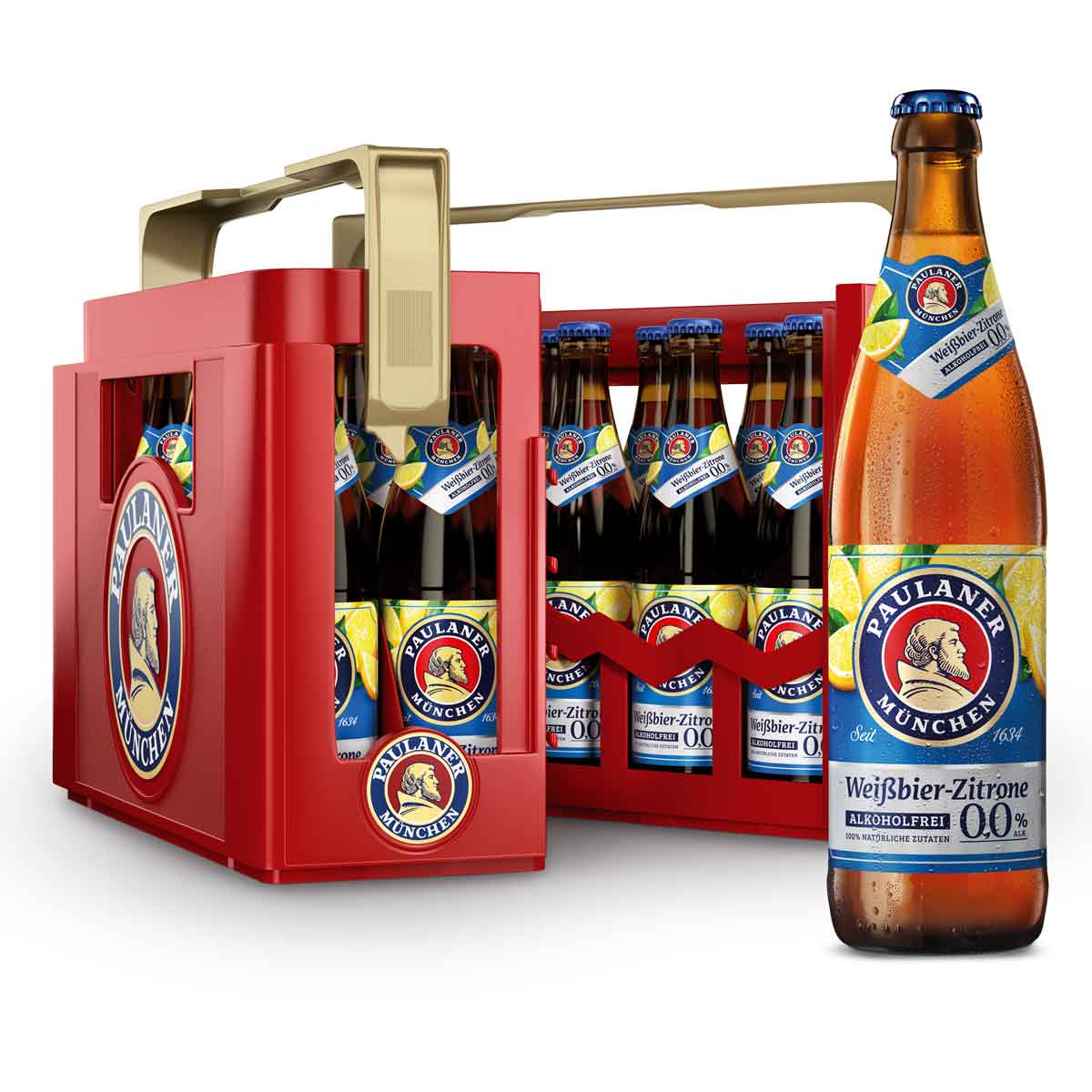 Paulaner Hefe Zitrone Alkoholfrei 0,0%
