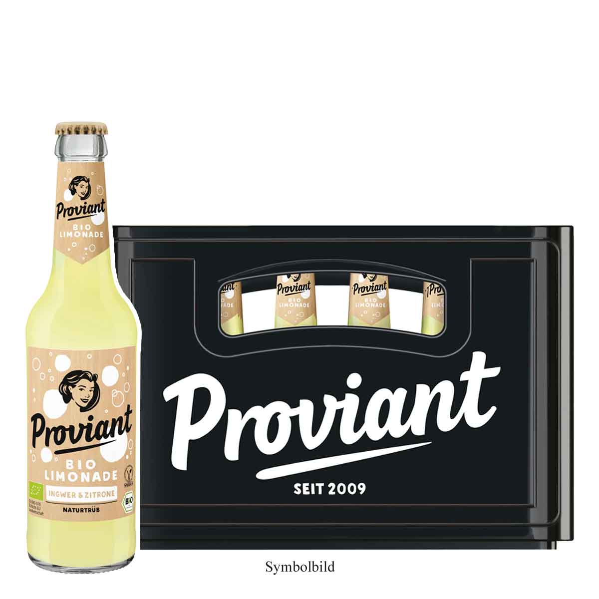 Proviant Limonade Ingwer & Zitrone Naturtrüb Bio
