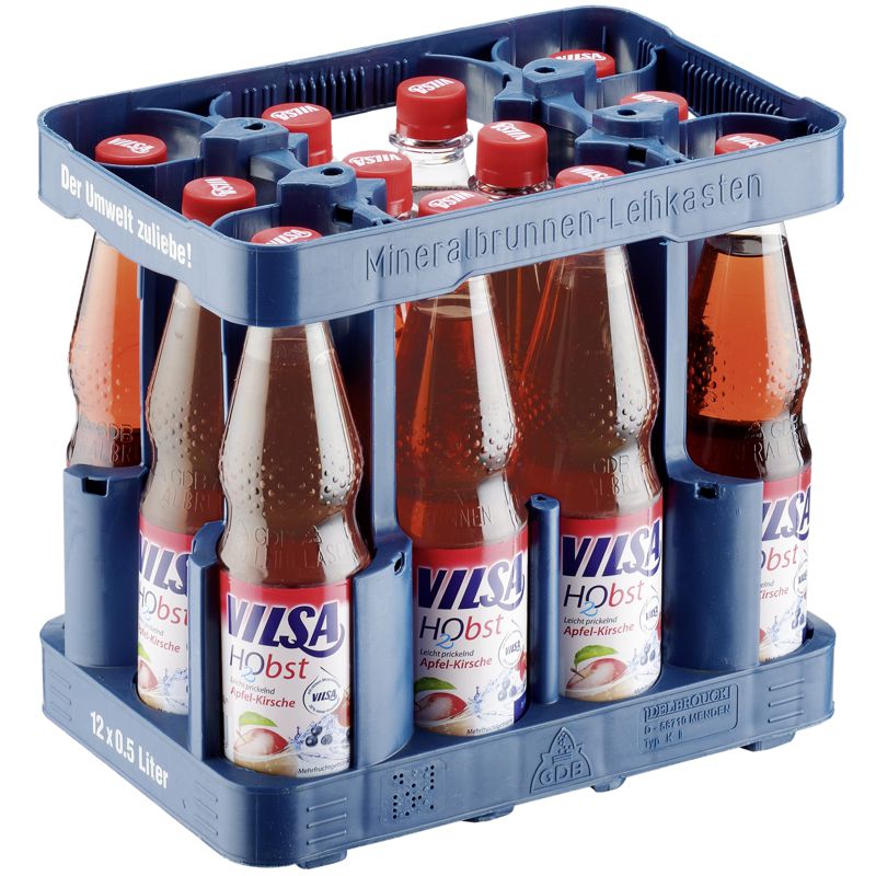 Vilsa H²Obst Apfel-Kirsch PET