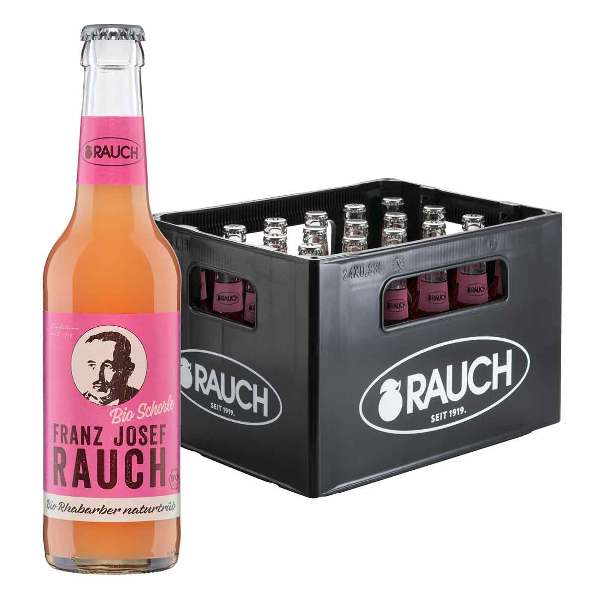 Rauch Schorle Rhabarber naturtrüb Bio