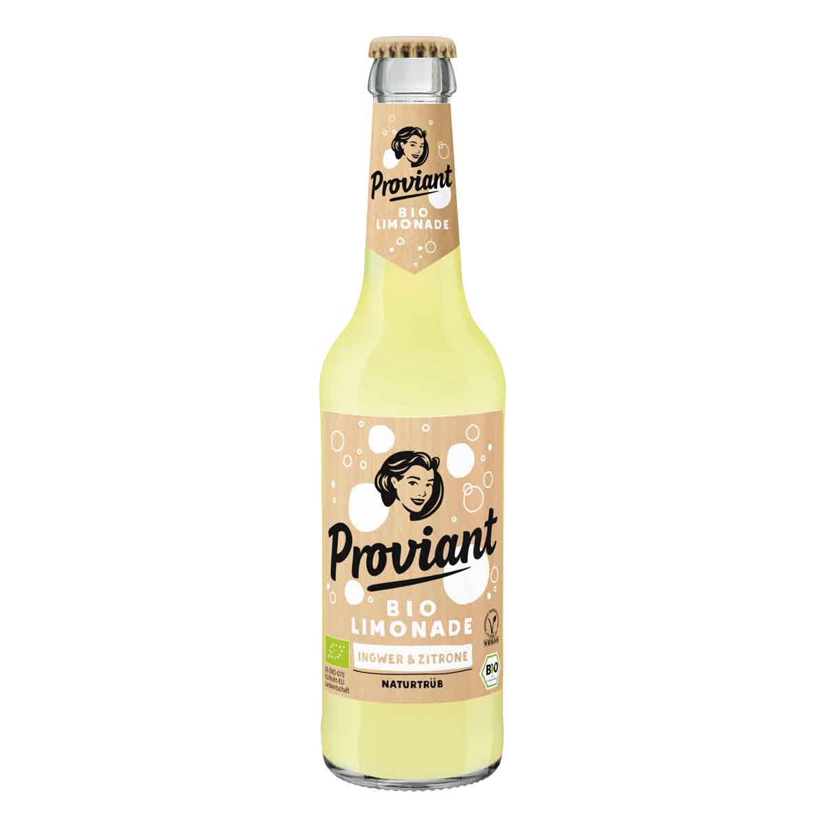 Proviant Limonade Ingwer & Zitrone Naturtrüb Bio