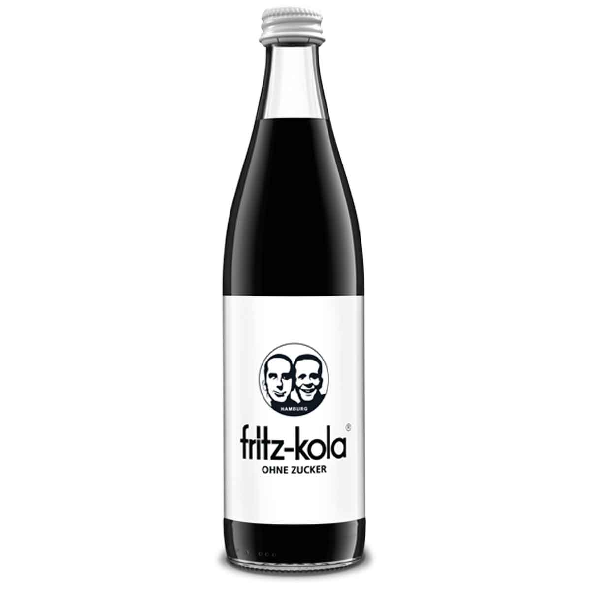 Fritz-Kola-Zuckerfrei-0_5l-Glas-Flasche fritz-kola® zuckerfrei
