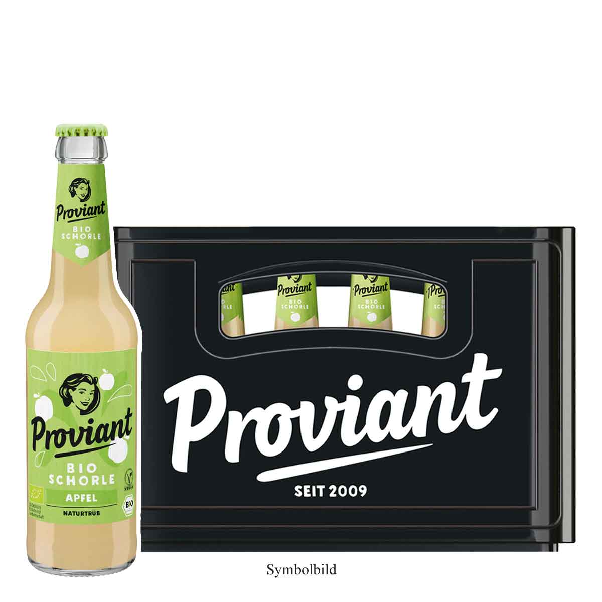 Proviant Apfelschorle naturtrüb Bio