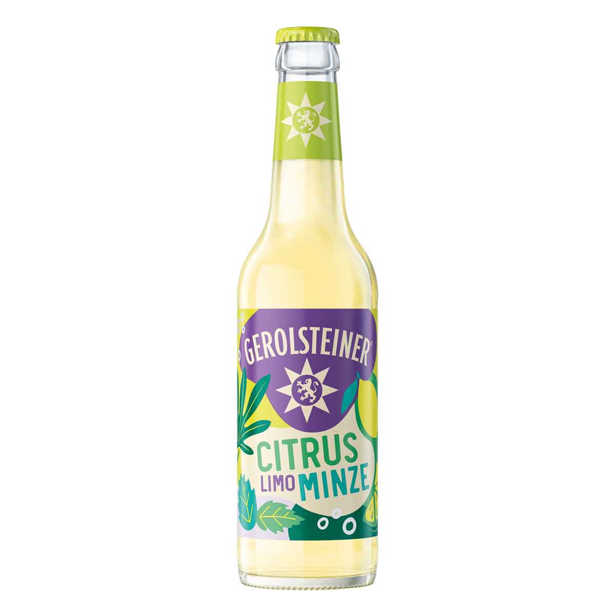 Gerolsteiner-Citrus-LIMO-Minze-0_33-Glas-Flasche-2022-05-07 Gerolsteiner Citrus Minze