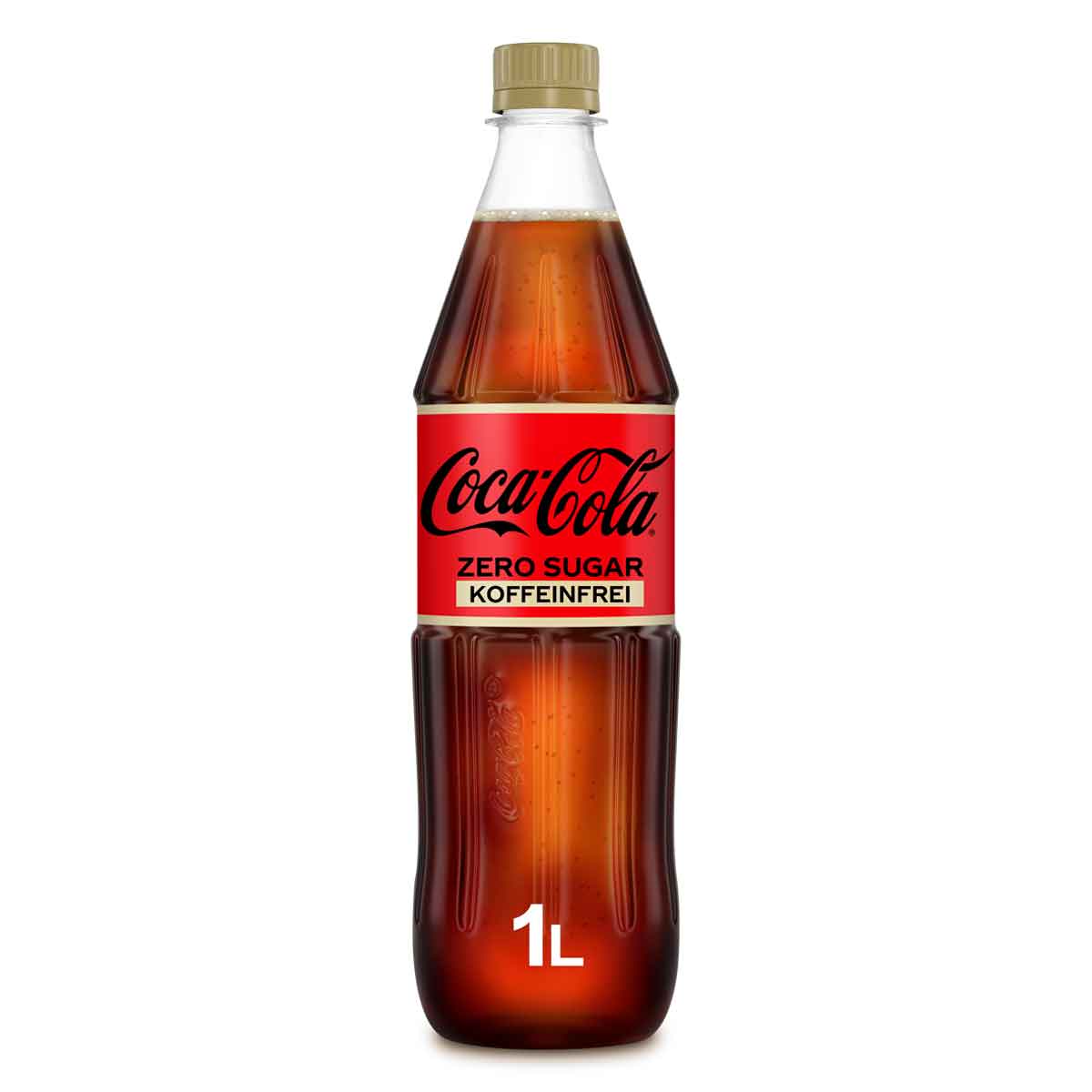 Coca-Cola-Zero-Sugar-Koffeinfrei-Null-Zucker-1_0-Ltr-PET-Flasche-2021-12-07 Coca Cola Koffeinfrei zero sugar (PET)